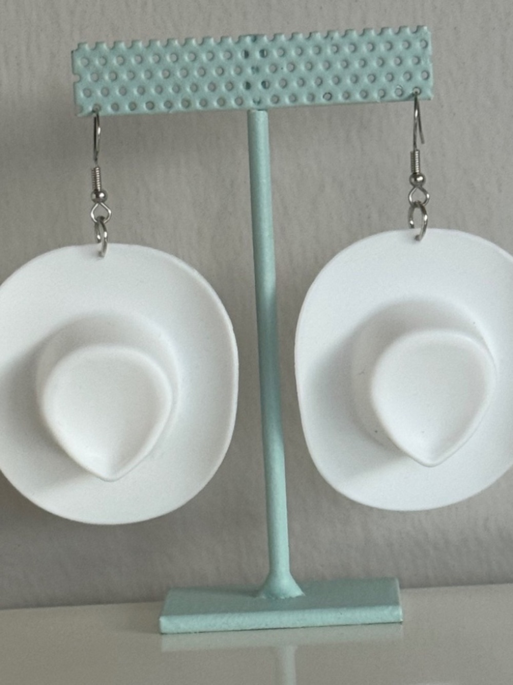 Cowboy Hat Drop Earrings | Western-Themed Statement Dangle Earrings